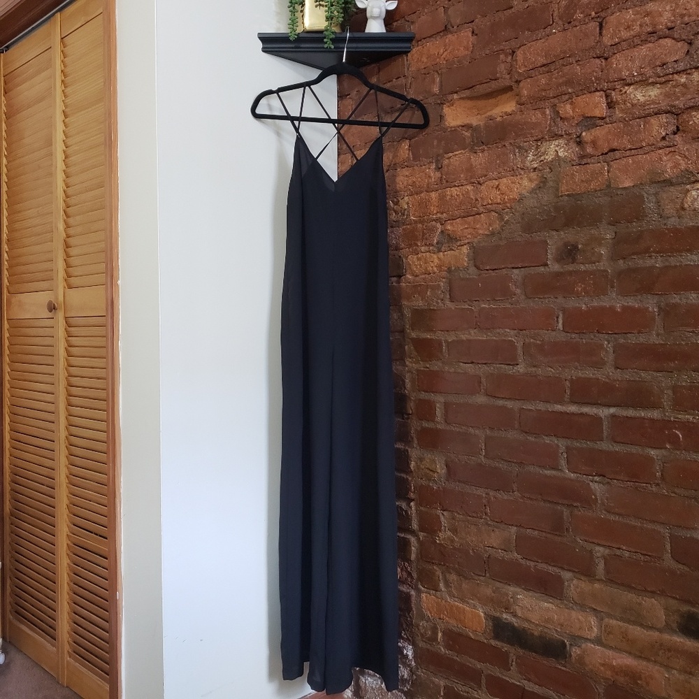 Urban Outfitters Sparkle & Fade Wide Leg Jumpsuit